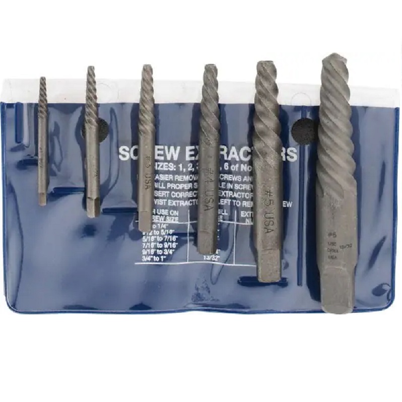 SCREW EXTRACTOR SET 15A C00907 - SIZES 1>6 - EZY-OUT